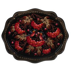 Жостово / Articulated Zhostovo tray 38x30 cm