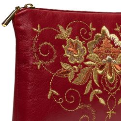 Торжокские золотошвеи / Leather cosmetic bag "Success"