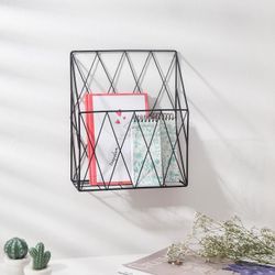 Доляна / Dolyana / Shelf "Loft", 25 × 10.5 × 30 cm, black
