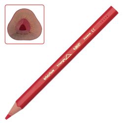 Lápis de cor espessados BIC "Triangle", 12 cores, plástico, triangular, embalagem de papelão