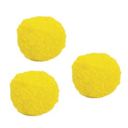 POM-poms for creativity, yellow, 25 mm, 20 PCs., TREASURE ISLAND