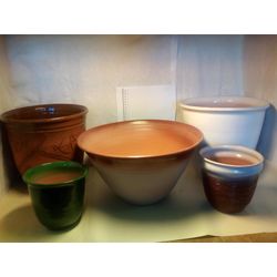Таволожская керамика / Flower pot, 4 L decorated