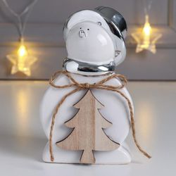 Сималенд / Souvenir "Snowman in a top hat, with a Christmas tree"