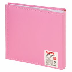 Photo album BRAUBERG "Cute Baby" for 200 photos 10x15 cm, under the skin, paper pages, box, pink