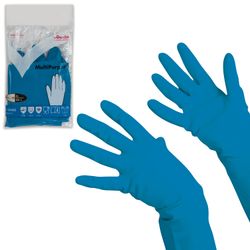 VILEDA / Household rubber gloves, multi-purpose, with cotton dusting, durable, size XL (very large)