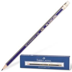 My pencil FABER-CASTELL, EA. 1, "1222", HB, with rubber case, black