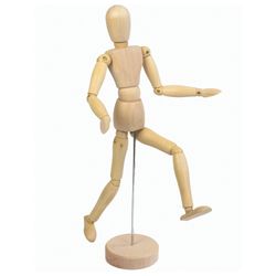 Human Art Schaufensterpuppe BRAUBERG ART "CLASSIC", weiblich, Baum, Höhe 30 cm