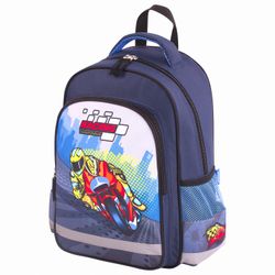 ПИФАГОР / Backpack PIFAGOR SCHOOL for primary school, Moto, 38x28x14 cm, 229998