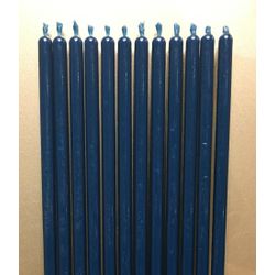 Wax candle "Blue" No. 20 (burning time 3 hours)