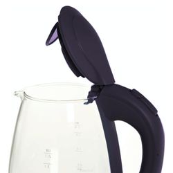 POLARIS PWK 1767CGL, 1.7 litres, 2200 w, closed heating element, glass, purple
