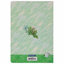 BRAUBERG / Notebook 40 l. capa quadriculada SoftTouch, papel bege 70 g / m2, costura, А5 (147x210 mm), ROSAS BRANCAS / 10 unid.