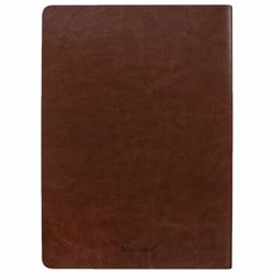 BRAUBERG / Notebook 60 l. in a line smooth leatherette cover, stitching, B5 (179x250mm), BROWN, VIVA / 2 pcs.