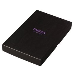 FABULA / Driver's wallet "Largo", genuine leather, embossed, 6 plastic pockets, black
