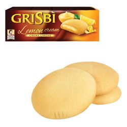 GRISBI / Biscuits "Lemon cream" with lemon cream filling, Italy, 150 g