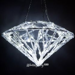 Kaemingk / LED figure Frosty Diamond 59 * 34 cm, 120 cool white LED lights with flickering, IP44