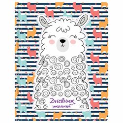 ЮНЛАНДИЯ / Agenda 1-4 grade 48 ans, Couverture en similicuir (dur), impression, applique, "CUTE" / 10 pcs.