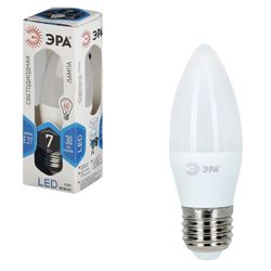 ЭРА / LED lamp 7 (60) W, E27 base, "candle", cold white light, 30,000 hours, LED smdB35-7w-840-E27
