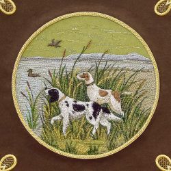 Торжокские золотошвеи / Panel "Hunting dogs"