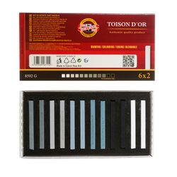 Koh-I-Noor / Dry art pastel, 12 colors