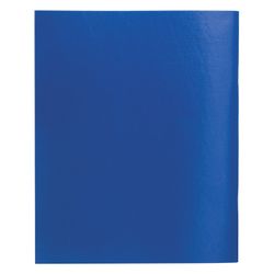 STAFF / Notebook bumvinyl, A5, 96 l., Staple, offset No. 1, cage, with borders, BLUE / 10 pcs.