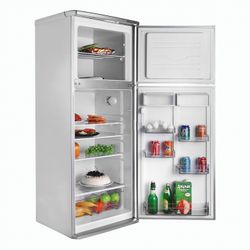 ATLANT MHM 2835-08 fridge, two-chamber, 280 litres, top freezer 70 litres, silver
