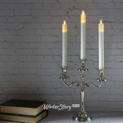 Kaemingk / Candelabrum for 3 candles Chateau de Suscinio 30 cm