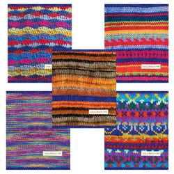 Альт / Notebook A5, 48 sh., Bracket, cage, glossy varnish, "FASHION SWEATER" / 10 pcs.