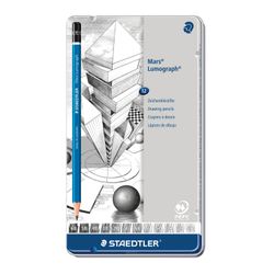 Chernografitnye pencils STAEDTLER PREMIUM in SET of 12 PCs., Mars Lumograph, 4H-6B, without gum