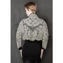 Снежинка / Snowflake / Jacket female lace cropped