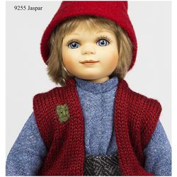 Boneca de porcelana Birgitte Frigast "JASPAR"