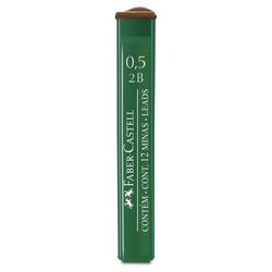FABER-CASTELL / Replacement Leads 2B, 0.5 mm, KIT 12 pcs