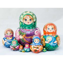 Лаврово / Matryoshka 10 places Matryona - souvenir