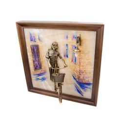 Золотая антилопа / Painting "Cyclist" painted with lighting