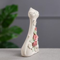 Керамика ручной работы / Figurine "Cats by date"