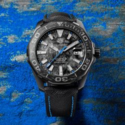 TAG Heuer / Đồng hồ đeo tay titan cơ học Thụy Sĩ Aquaracer WBD218C.FC6447
