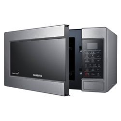 SAMSUNG ME83MRTS/BW microwave oven, 23 litres, 800 watt power, touch control, silver