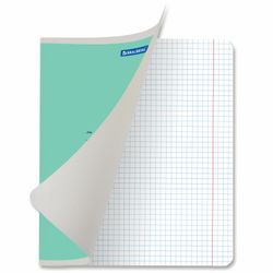 BRAUBERG / Notebook 12 y. CLASSIC NEW large cage, cardboard cover, GREEN / 20 pcs.