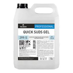 Means for cleaning stoves, ovens, grills from fat / carbon deposits 5 l, PRO-BRITE QUICK SUDS GEL, alkaline, gel