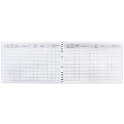 Key reception and handbook, 50 sheets, A4, 204 x290 mm, comb, cardboard