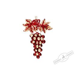 Holiday Classics / Christmas tree toy "Bunch of grapes", 6 pcs