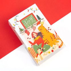 KAFTAN / Set of women's socks "New Year" s. 36-39, 2 pairs