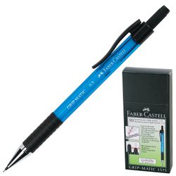 Pencil mechanical FABER-CASTELL "Grip Matic 1375", body blue, eraser, 0.5 mm