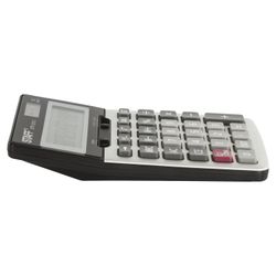 Desktop metal calculator STAFF STF-2312 (175x107 mm), 12 digits, dual power supply