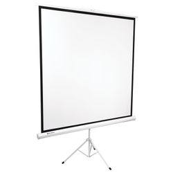 The projection screen on a tripod (200x200 cm), matte, 1:1, BRAUBERG "TRIPOD"