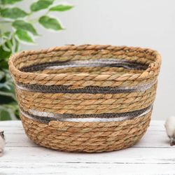 Доляна / Doliana / Wicker storage basket "Mia", 28 × 28 × 11 cm