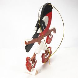 Toy Christmas tree "Snegir on a branch" 3020