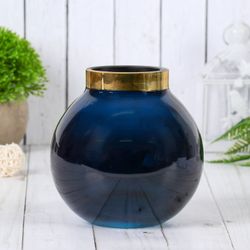 Evis / Vase "TITANIUM-blue TOKYO-2"