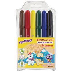 The markers are INLANDIA 6 colors, the "UNLANDED IN the ARCTIC," thick, high impact ferrule, PVC