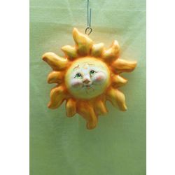 Ярославская майолика / Christmas tree toy "Sun"