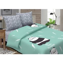 ВладЛен / VladLen / Bed linen from poplin Russian "Buk"